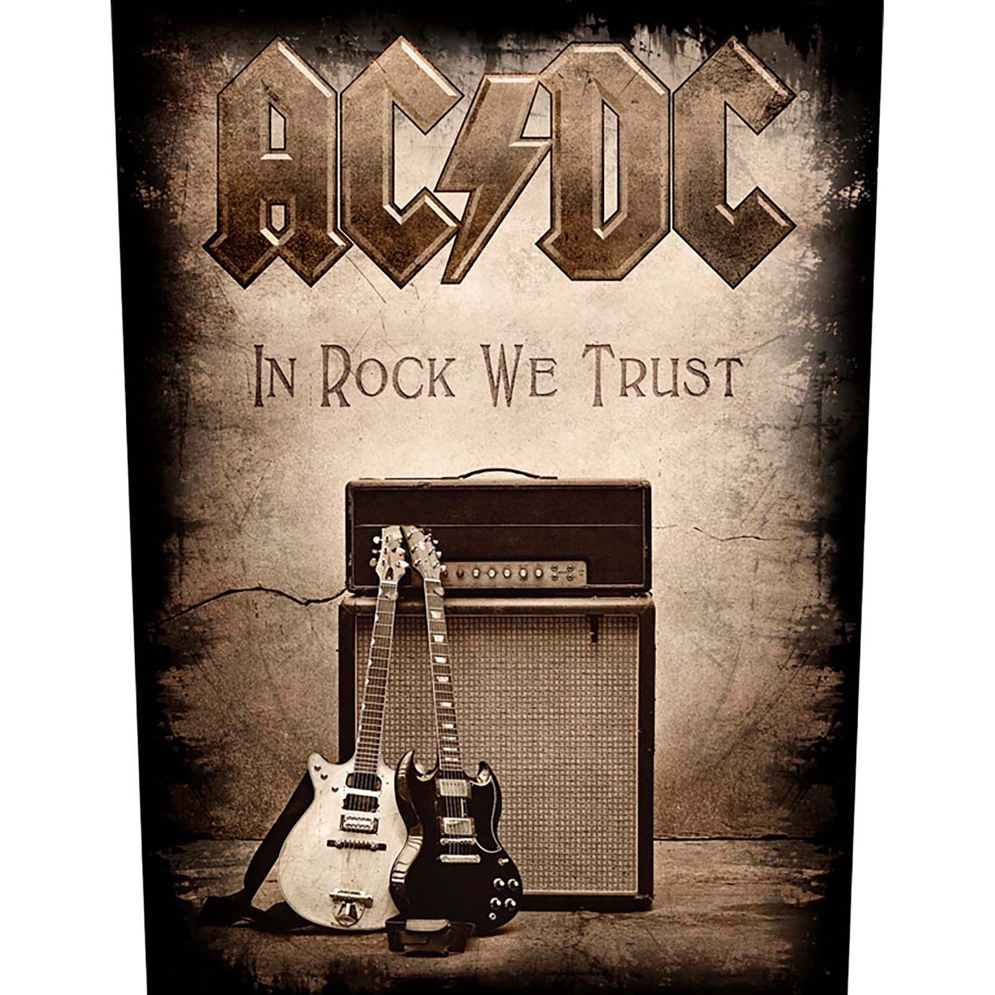 AC/DC Back Patch: In Rock We Trust