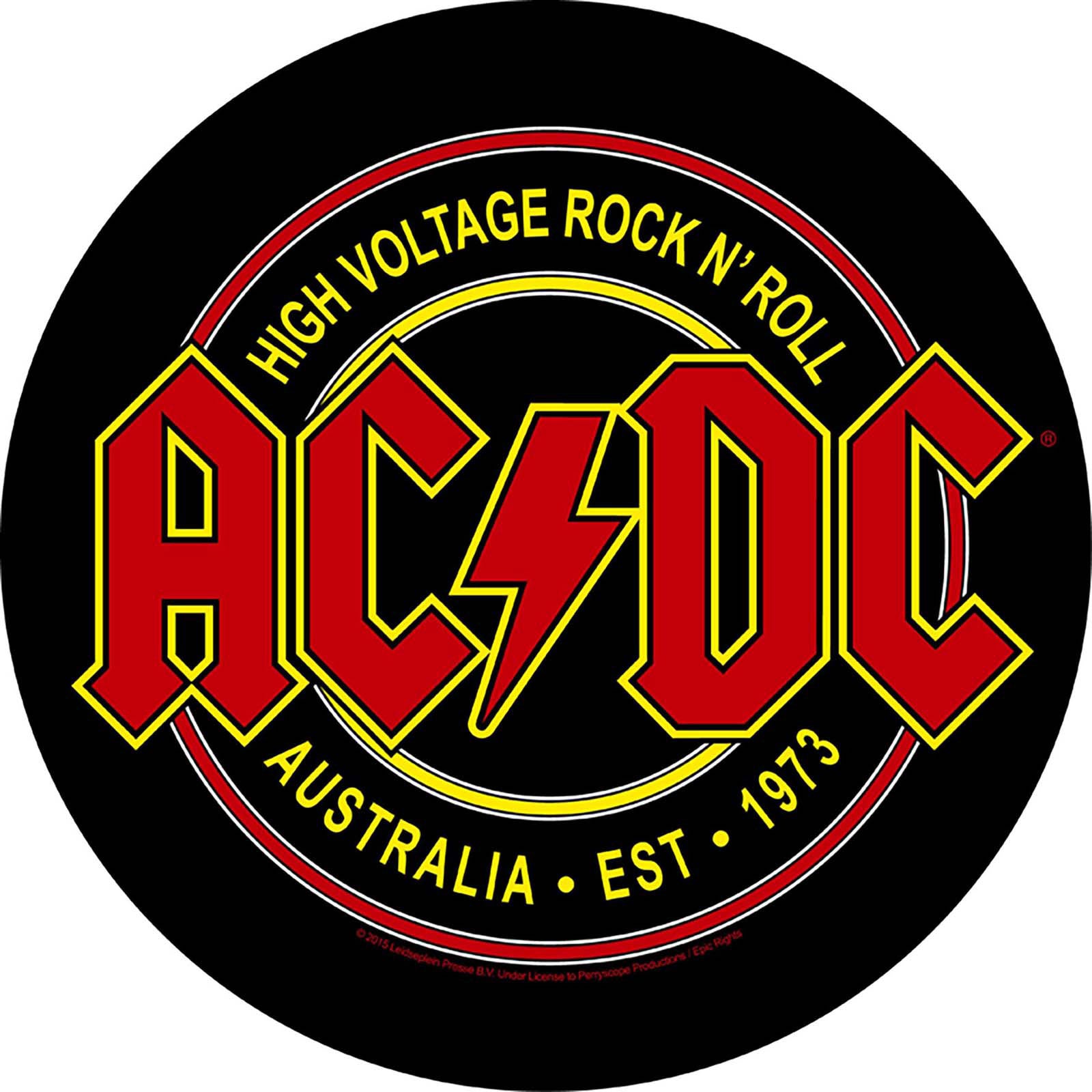 AC/DC Back Patch: High Voltage Rock N Roll