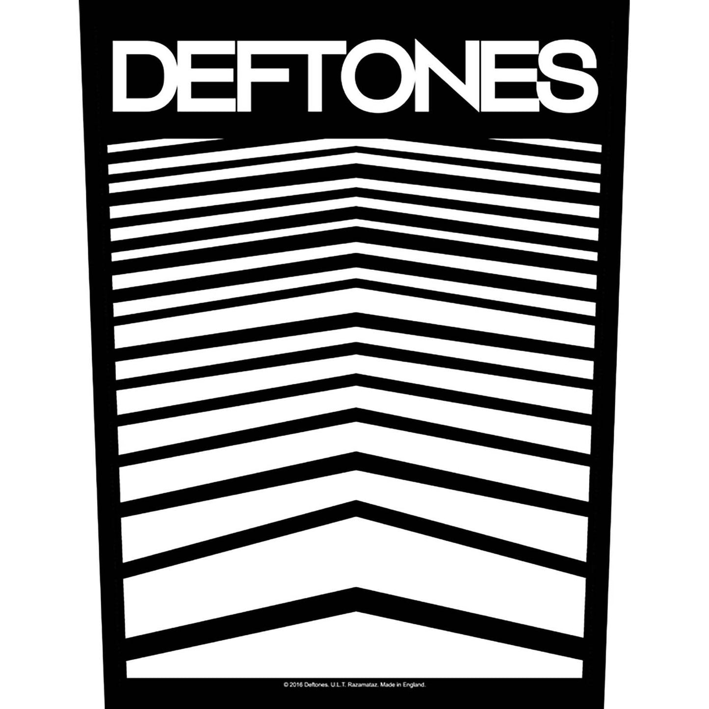 Deftones Back Patch: Abstract Lines