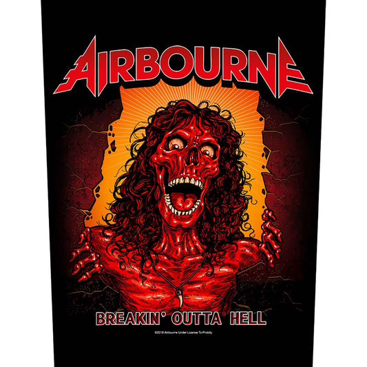 Airbourne Back Patch: Breakin' Outa Hell