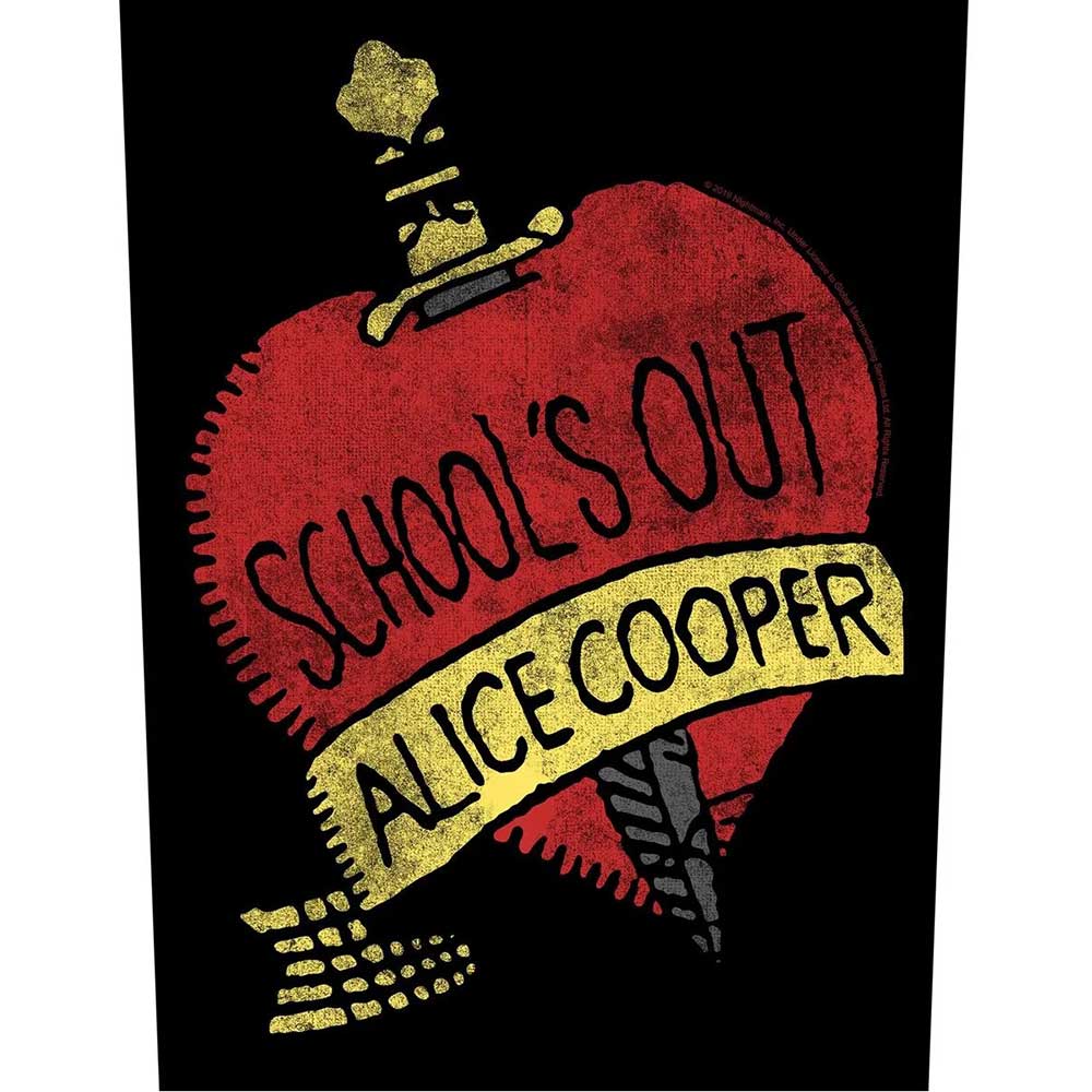 Alice Cooper Back Patch: School's Out