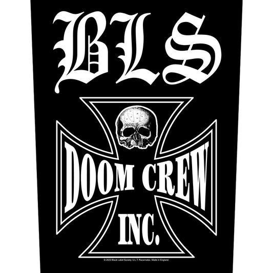 Black Label Society Back Patch: Doom Crew