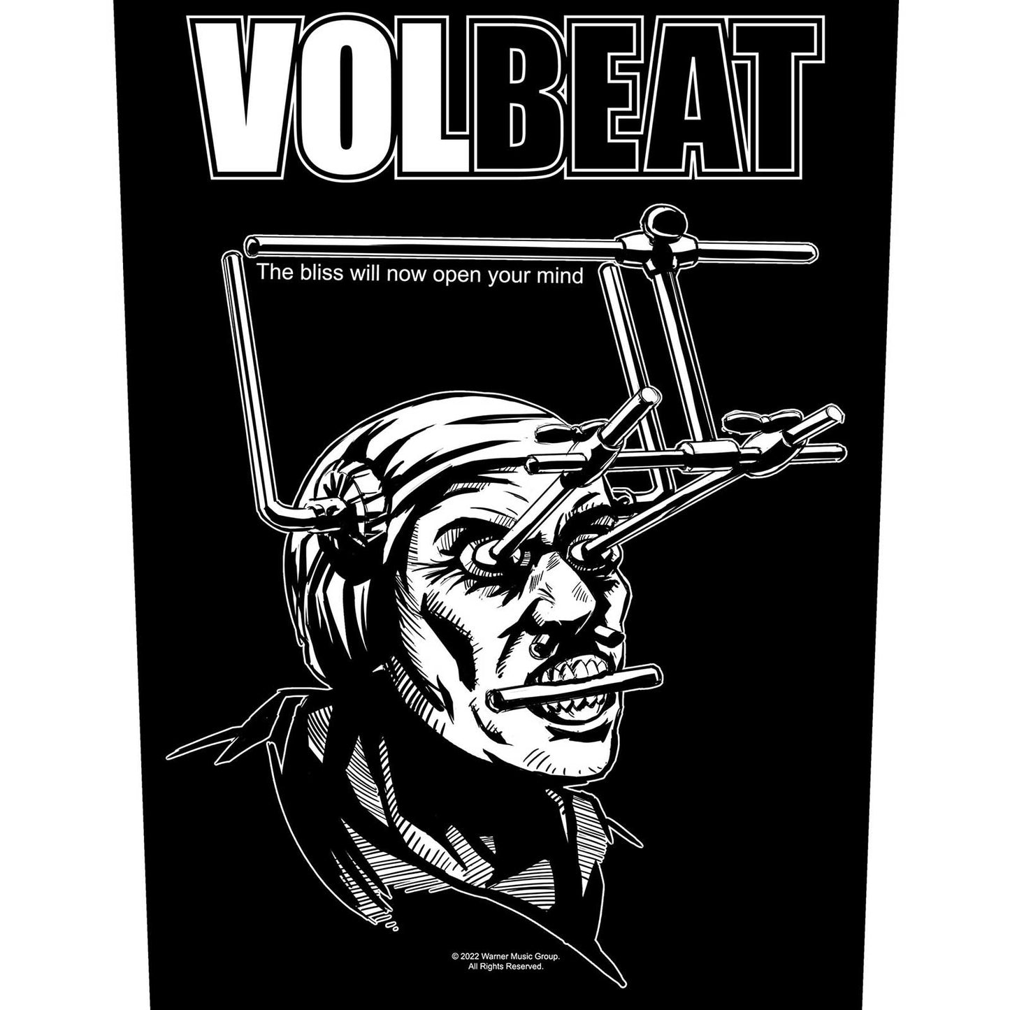 Volbeat Back Patch: Open Your Mind