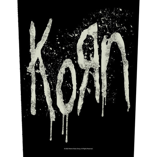 Korn Back Patch: Splatter Logo