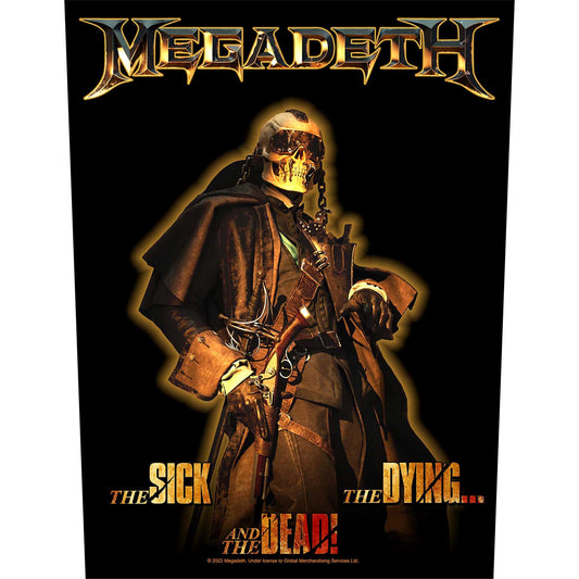 Megadeth Back Patch: The Sick, The Dying And The Dead