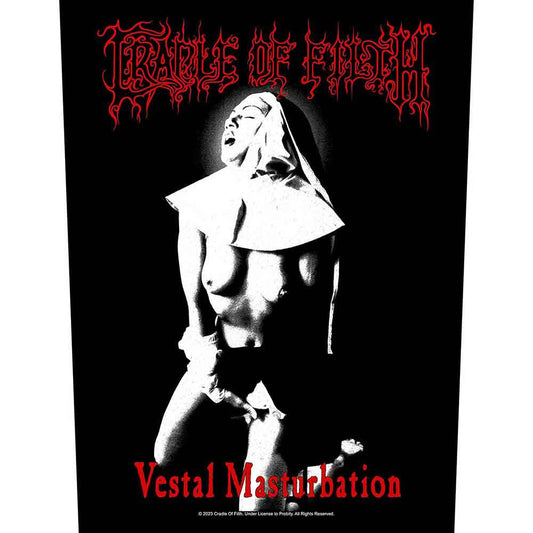 Cradle Of Filth  Back Patch: Vestal Masturbation  