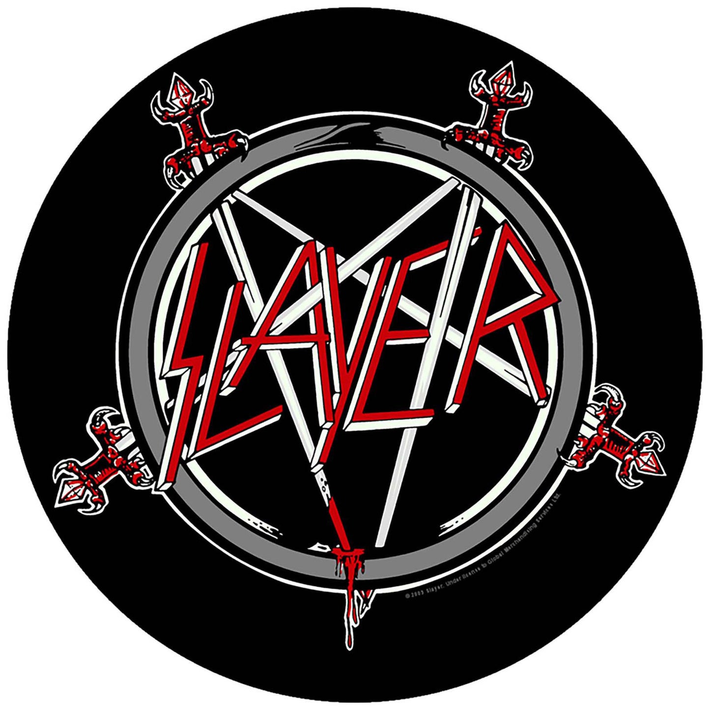 Slayer Back Patch: Pentagram