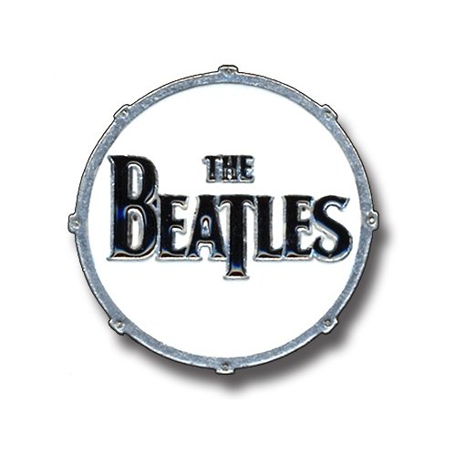 The Beatles Pin Badge: Large Drum