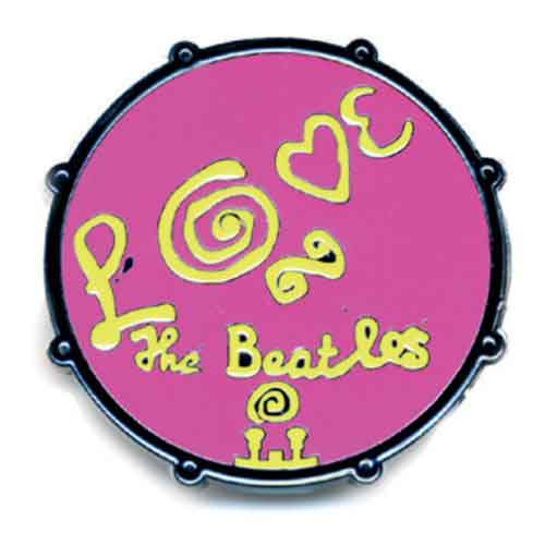The Beatles Pin Badge: Drum Love