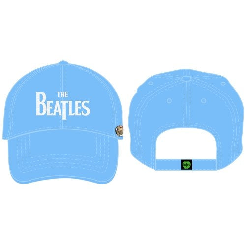The Beatles Unisex Baseball Cap: Drop T Logo (Distressed/Badge)