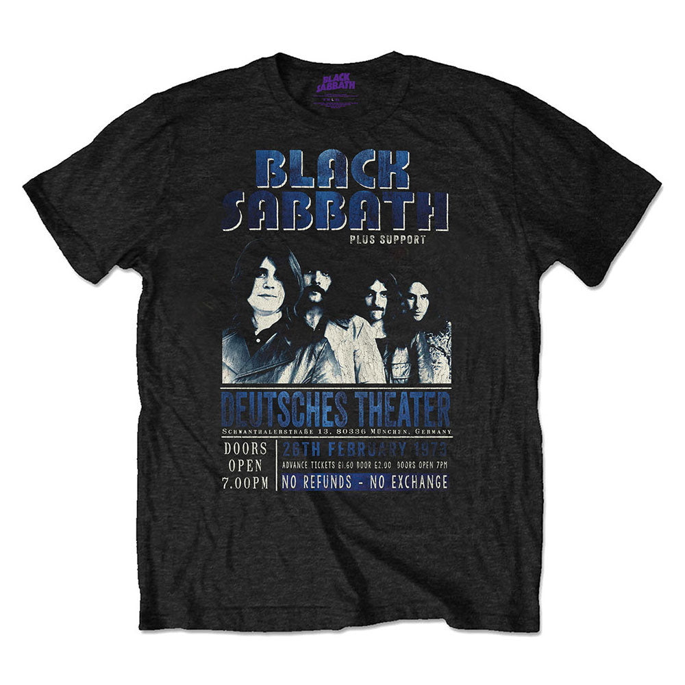 Black Sabbath Unisex T-Shirt: Deutsches '73 (Eco-Friendly)