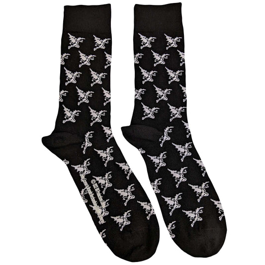Black Sabbath Unisex Ankle Socks: Demon Pattern (UK Size 7 - 11)