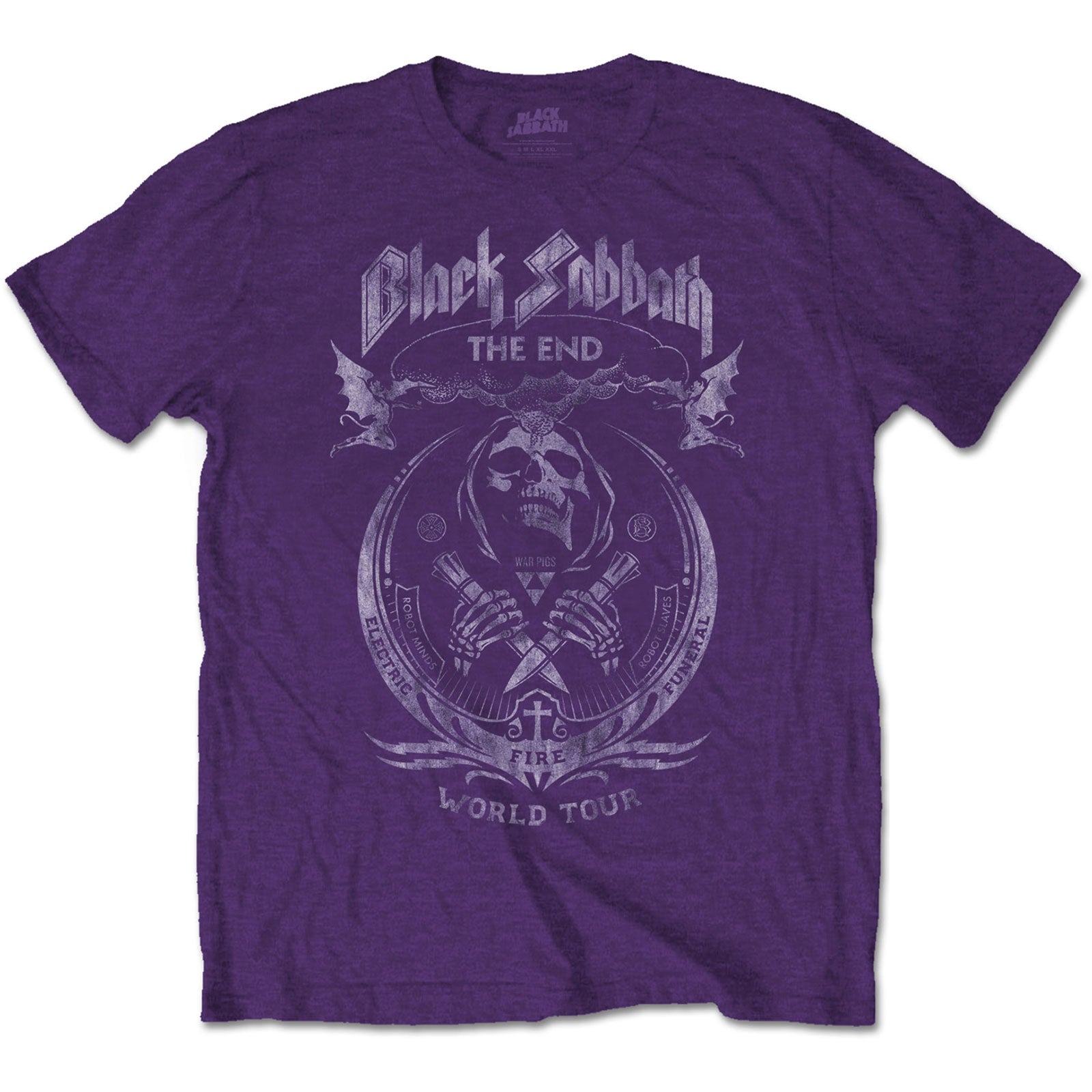 Black Sabbath Unisex T-Shirt: The End Mushroom Cloud