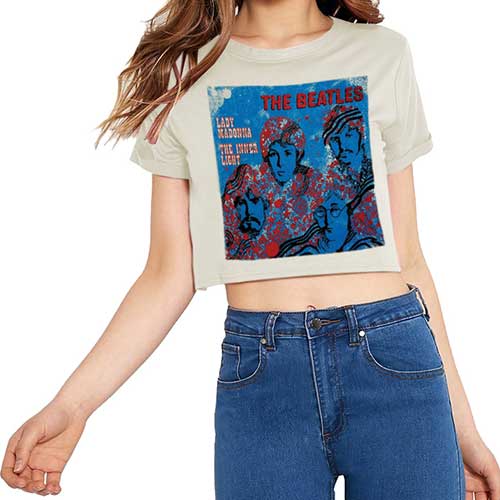 The Beatles Ladies T-Shirt: Lady Madonna (Cropped)