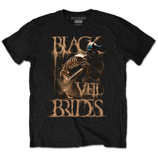 Black Veil Brides Unisex T-Shirt: Dust Mask (Retail Pack)
