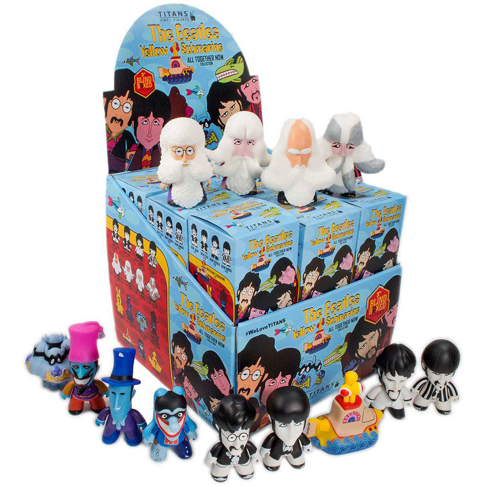 The Beatles TITANS: Yellow Submarine 18 Piece Blind Box Collection (3")
