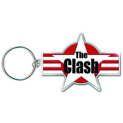 The Clash Keychain: Stars & Stripes (Enamel In-fill)