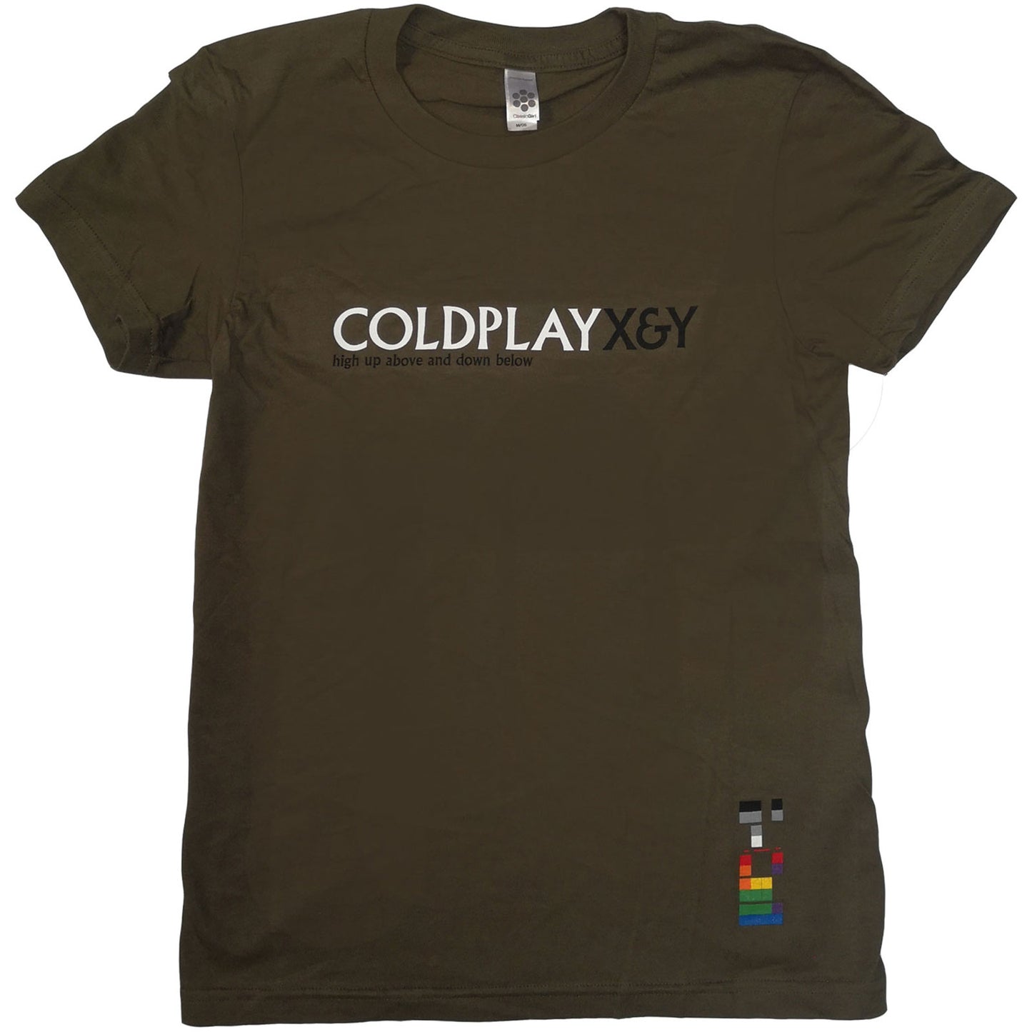 Coldplay Ladies T-Shirt: X & Y High Up Above (Ex-Tour)