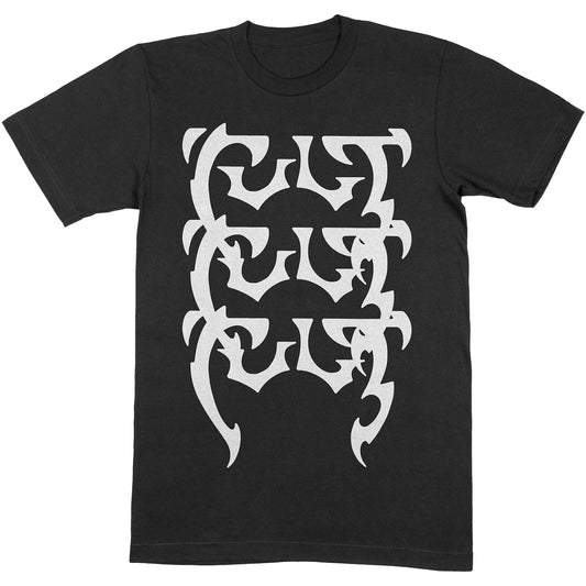 The Cult Unisex T-Shirt: Repeating Logo