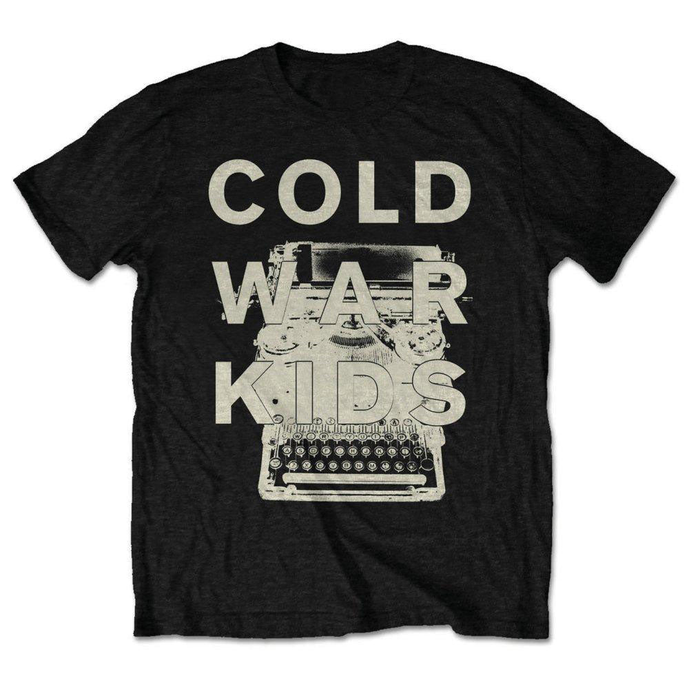 Cold War Kids Unisex T-Shirt: Typewriter (Retail Pack)