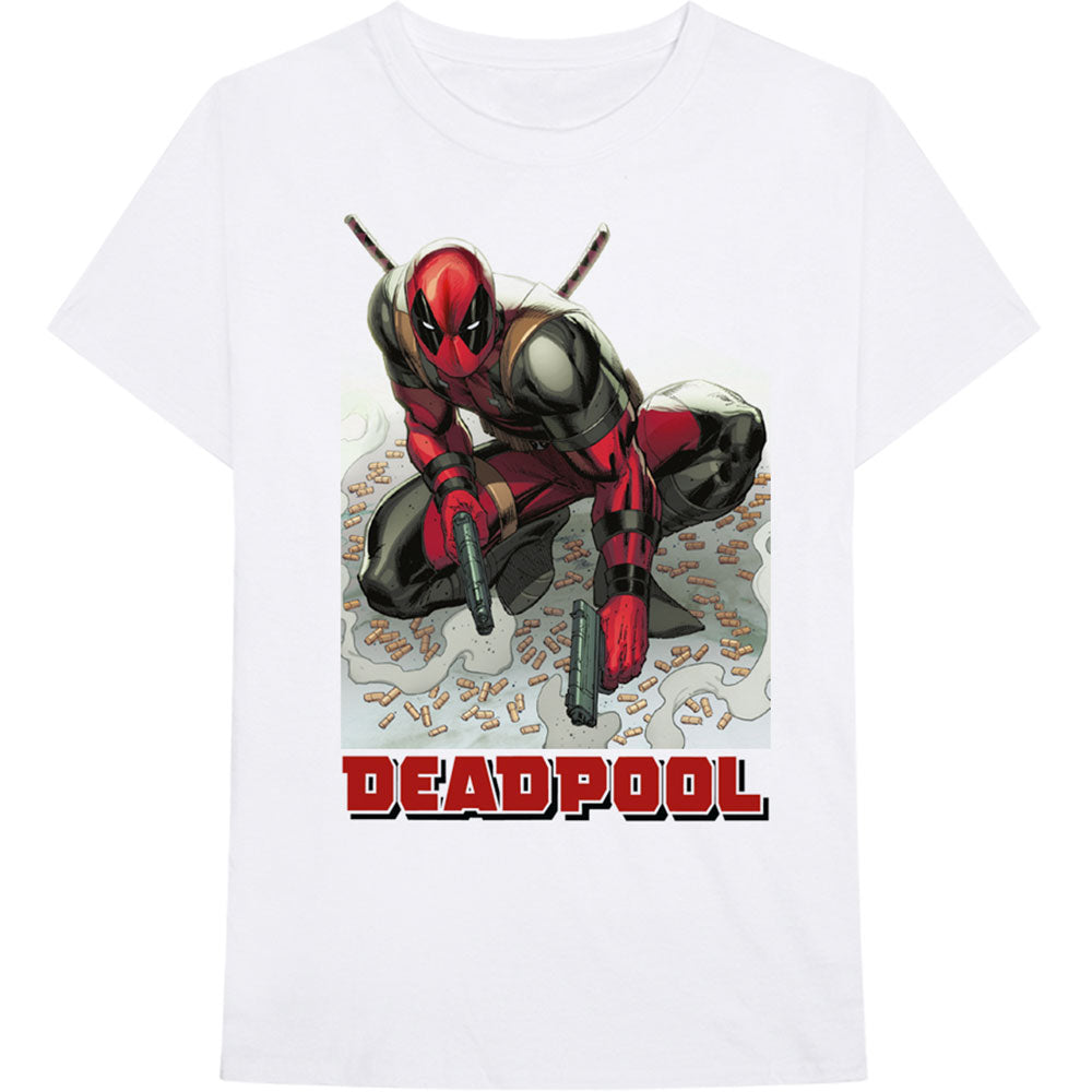 Marvel Comics Unisex T-Shirt: Deadpool Bullet