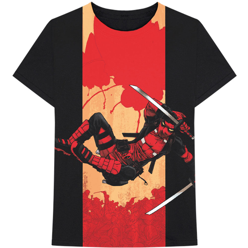 Marvel Comics Unisex T-Shirt: Deadpool Samurai