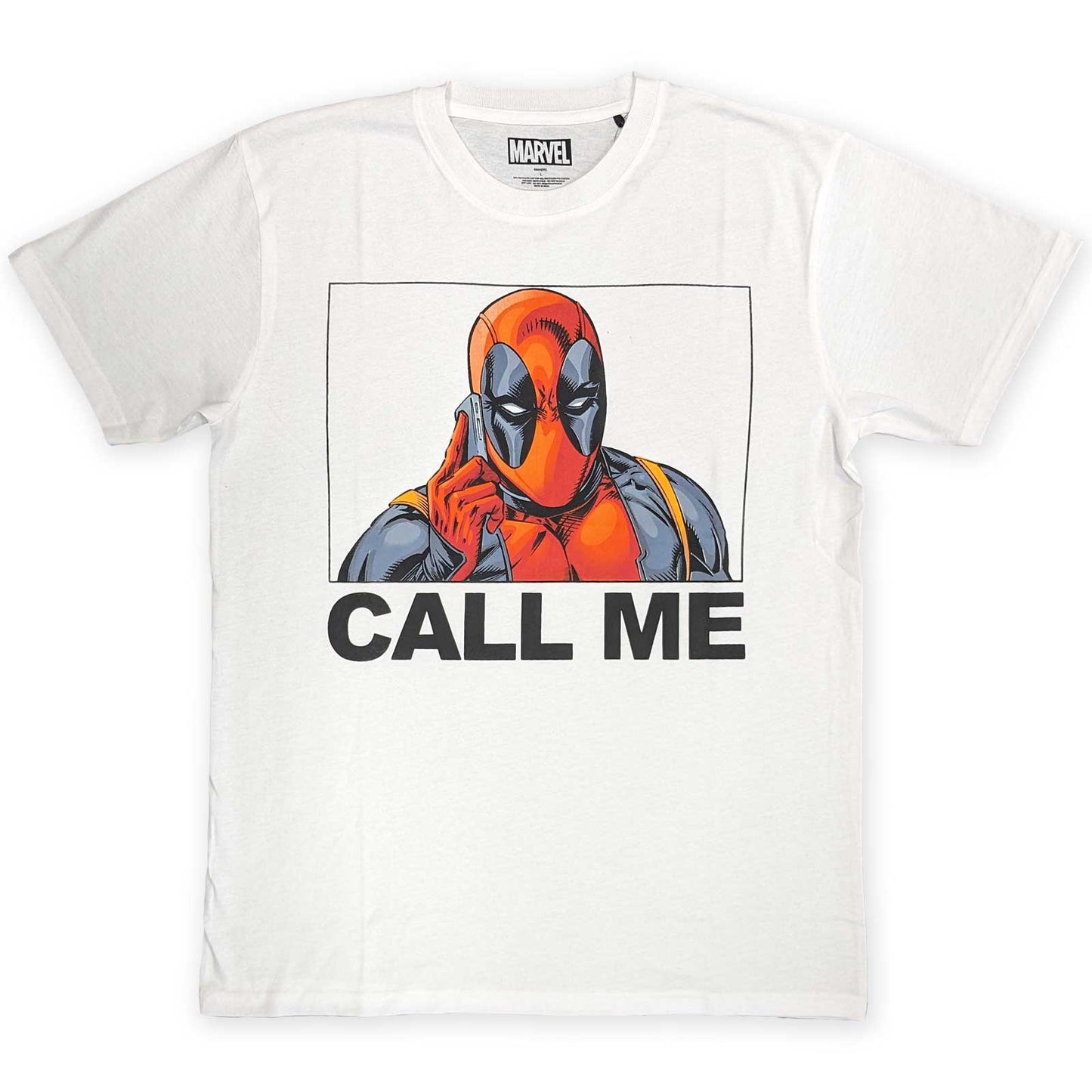 Marvel Comics Unisex T-Shirt: Deadpool Call Me