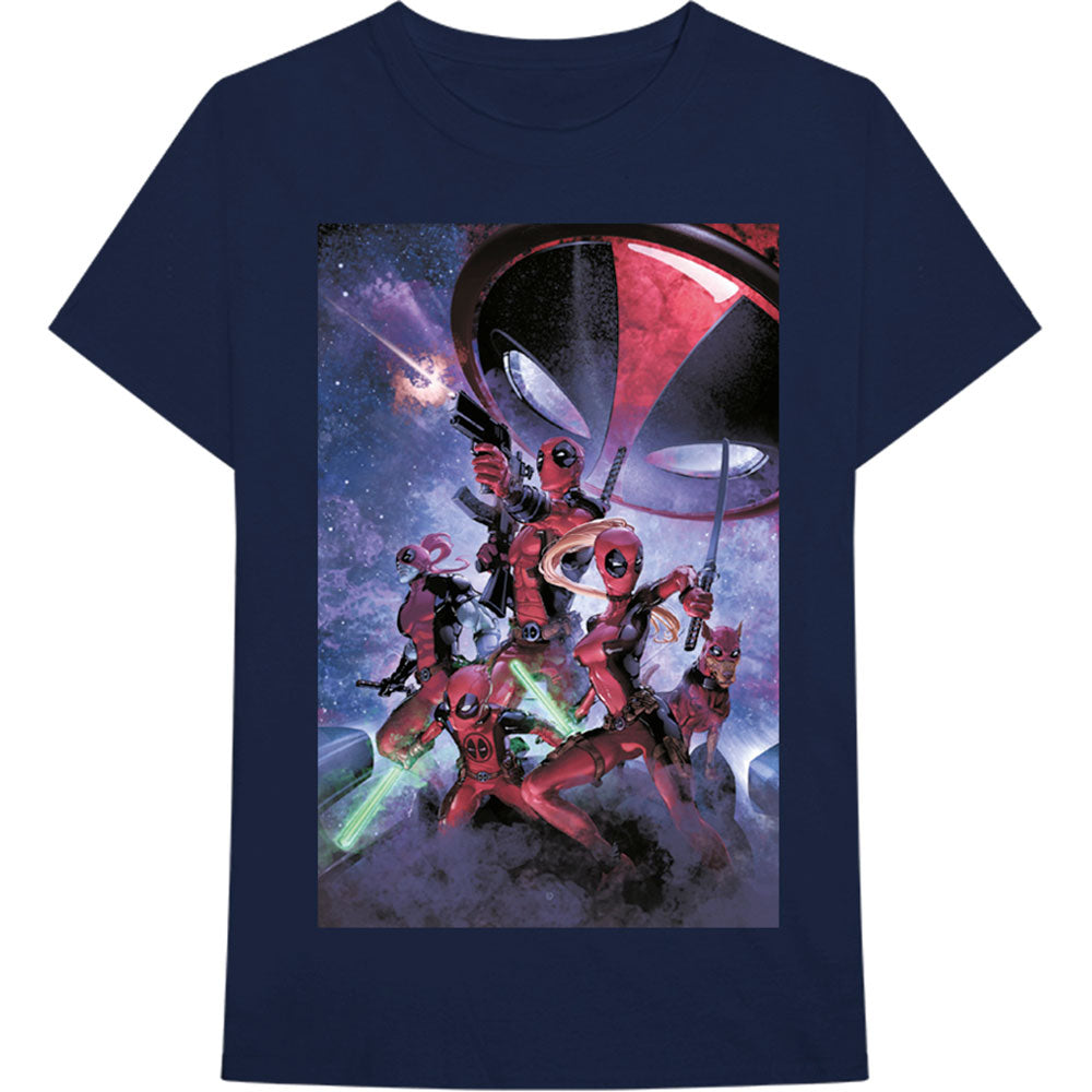 Marvel Comics Unisex T-Shirt: Deadpool Family