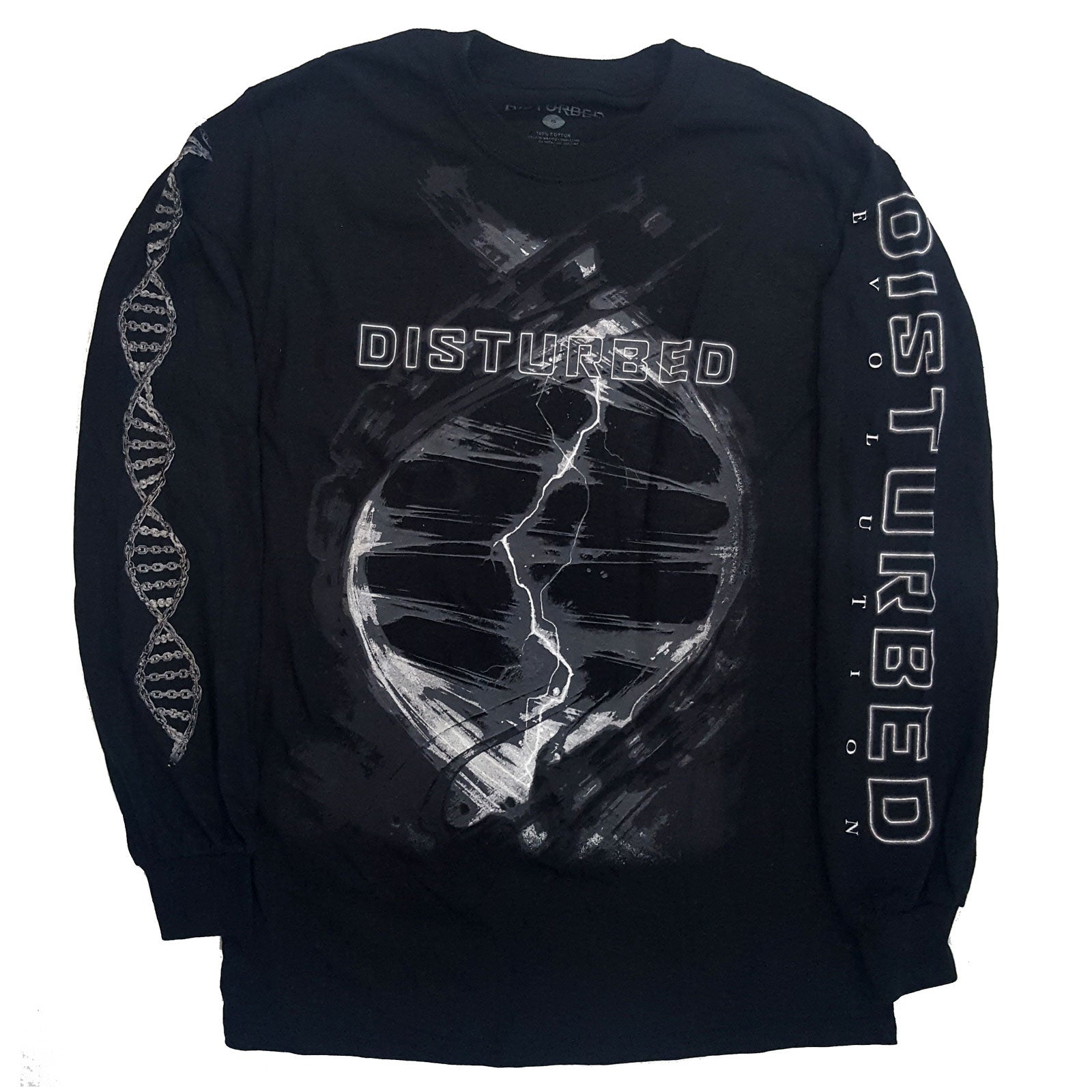 Disturbed Unisex Long Sleeve T-Shirt: Hybrid (Ex-Tour)