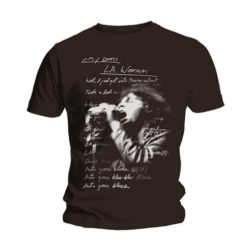 The Doors Unisex T-Shirt: LA Woman Lyrics