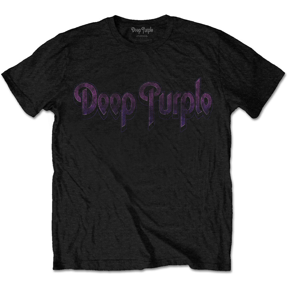 Deep Purple Unisex T-Shirt: Vintage Logo