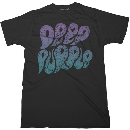 Deep Purple Unisex T-Shirt: Bubble Logo
