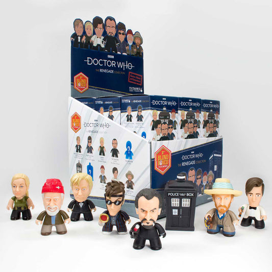 Doctor Who TITANS: Renegade 18 Piece Blind Box Collection (3")