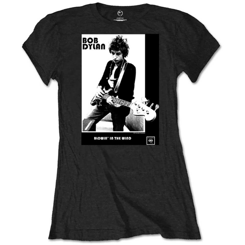 Bob Dylan Ladies T-Shirt: Blowing in the Wind (Retail Pack)
