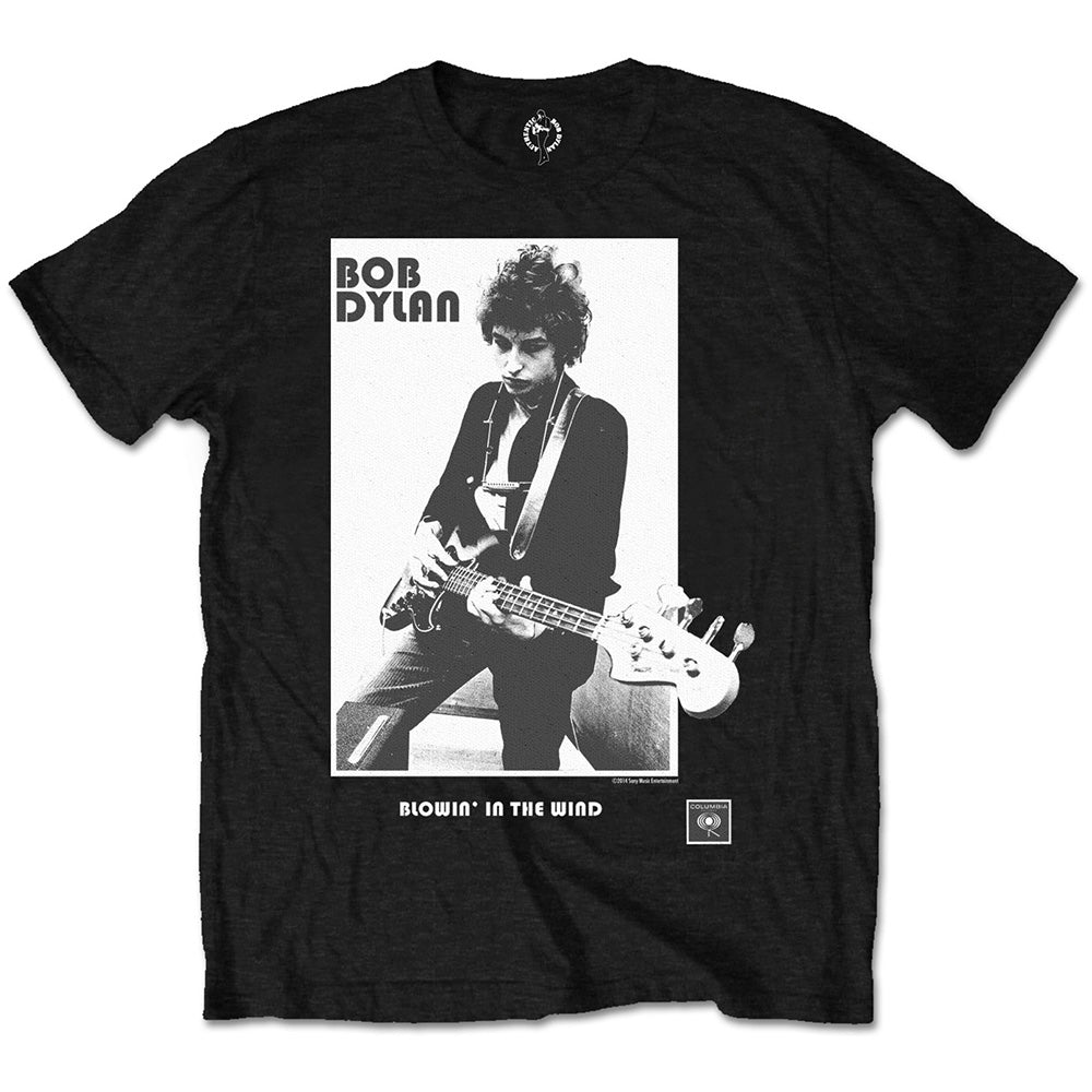 Bob Dylan Unisex T-Shirt: Blowing in the Wind (Retail Pack)