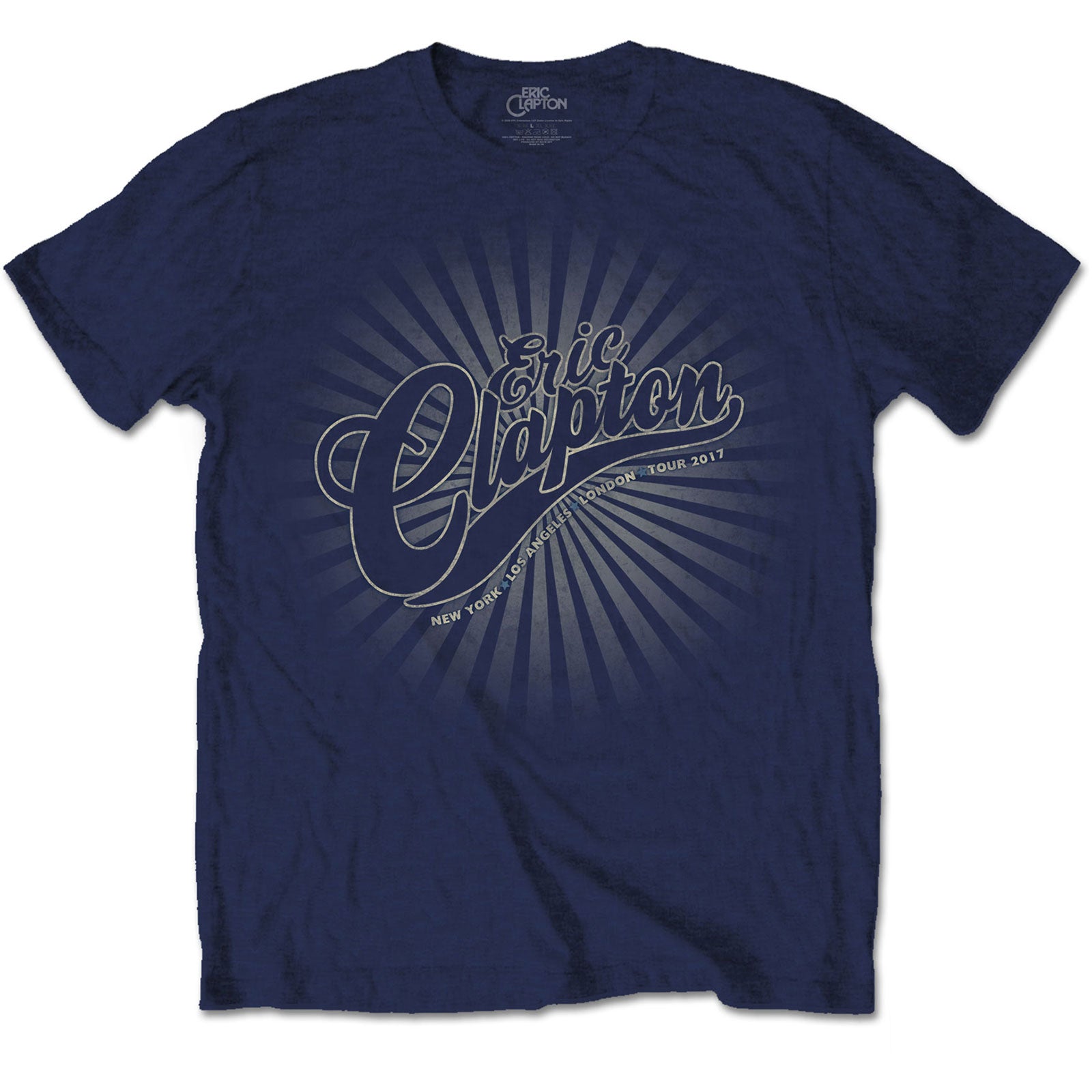 Eric Clapton Unisex T-Shirt: Logo Rays