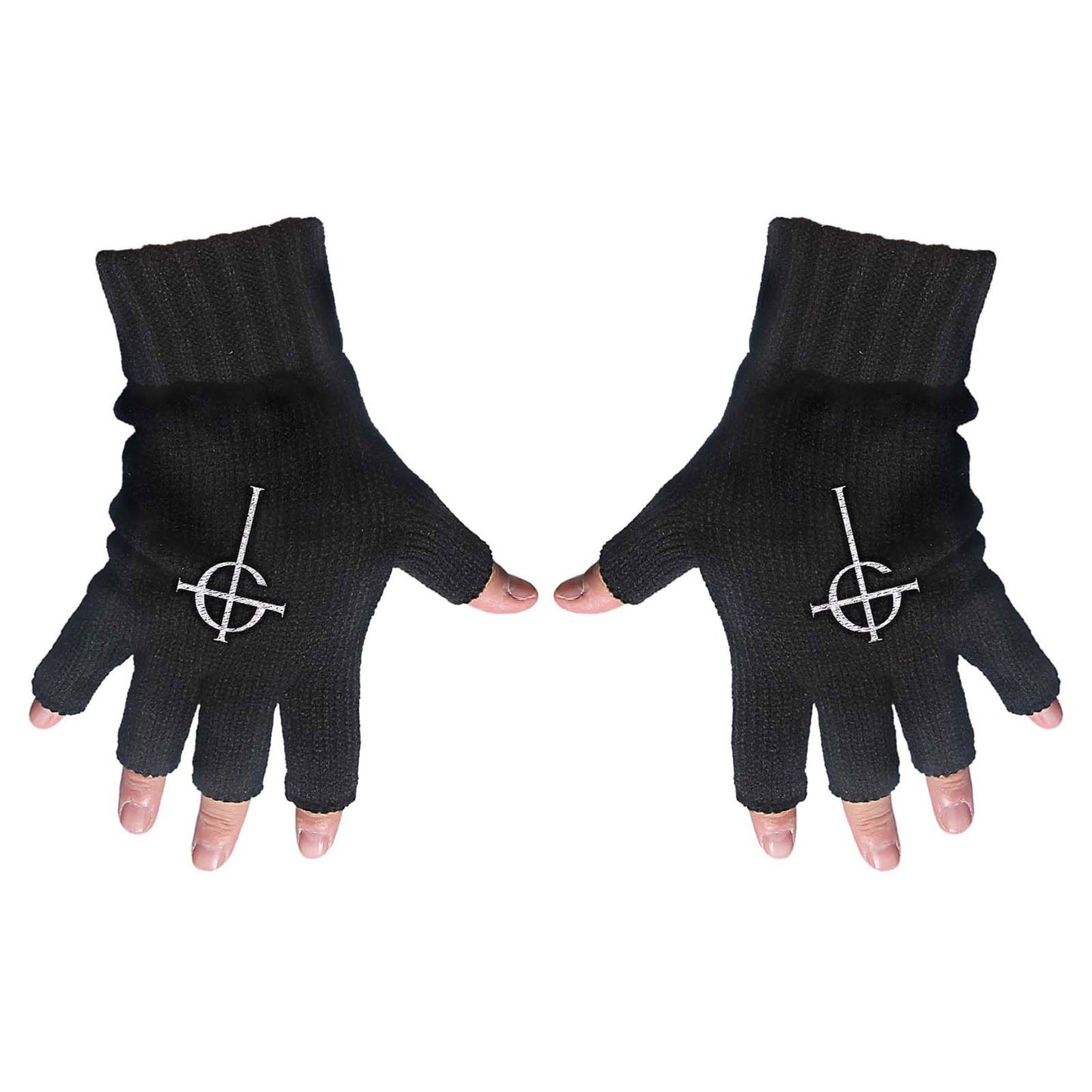 Ghost Unisex Fingerless Gloves: Ghost Cross