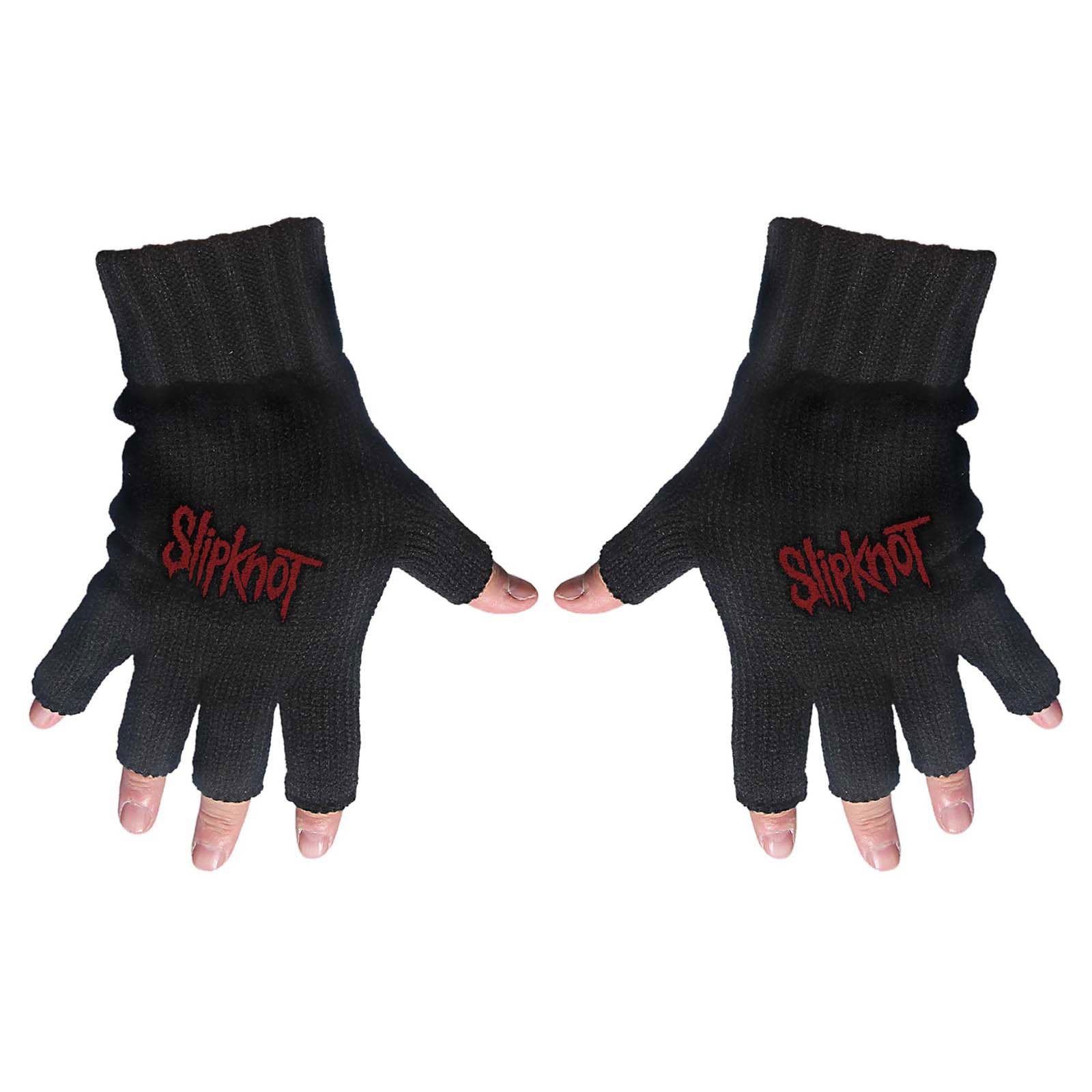 Slipknot Unisex Fingerless Gloves: Logo