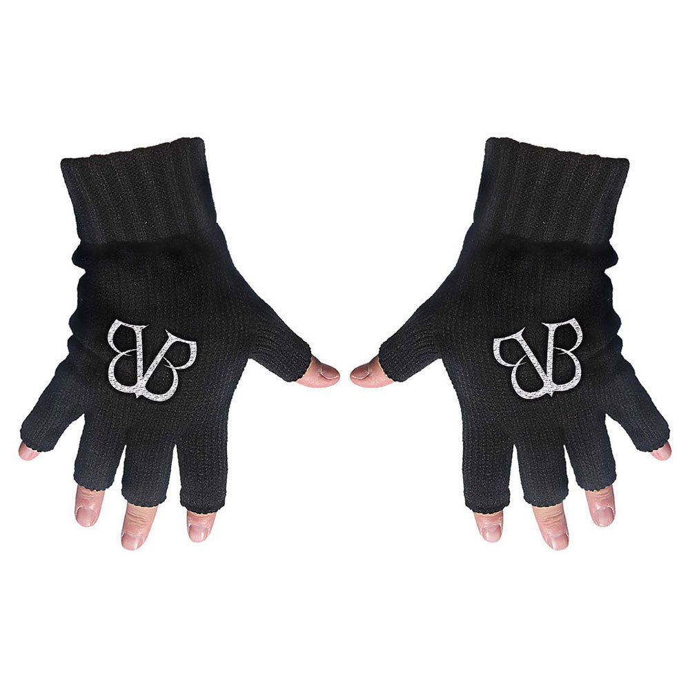 Black Veil Brides Unisex Fingerless Gloves: Logo