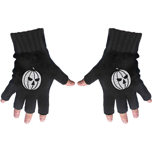 Helloween Unisex Fingerless Gloves: Pumpkin