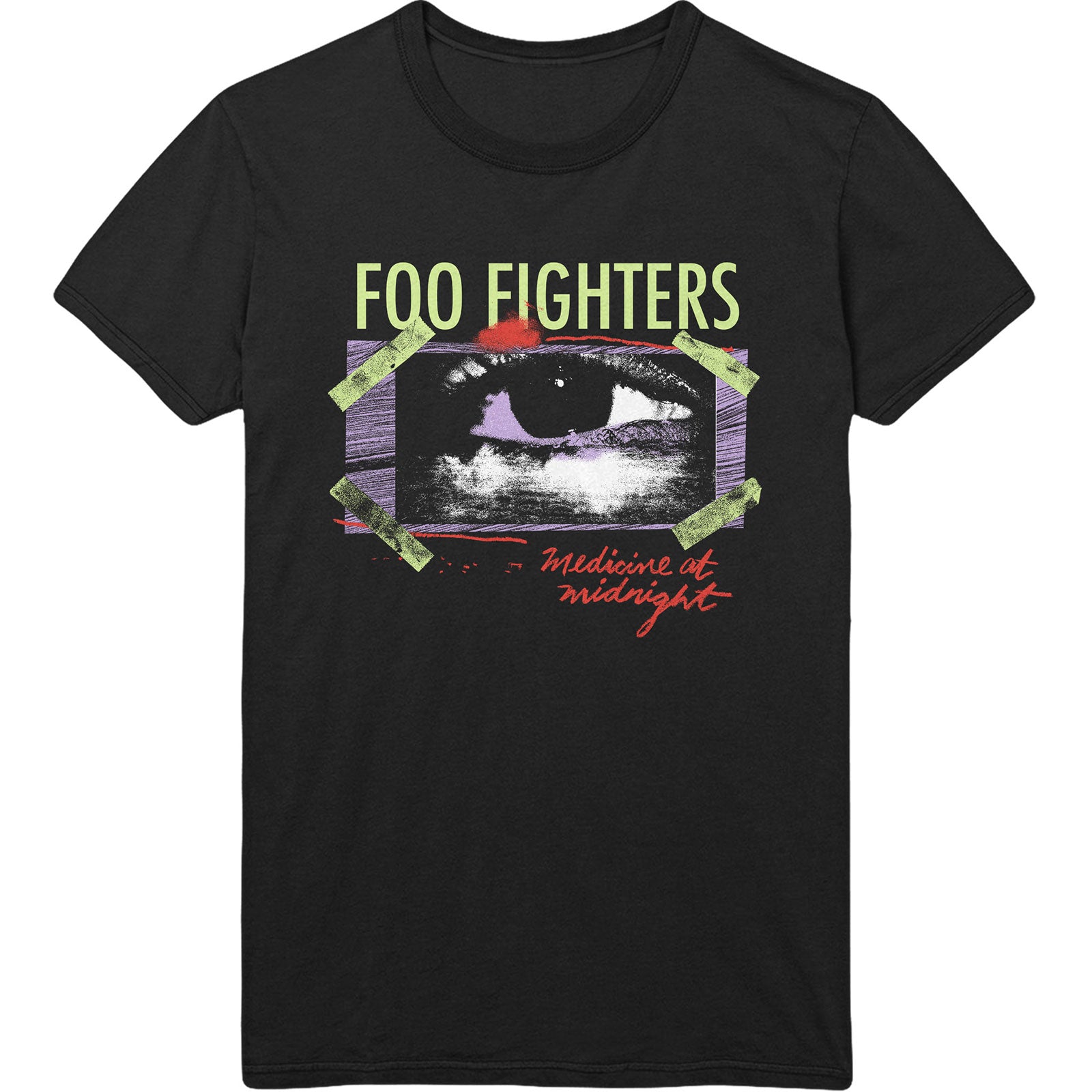 Foo Fighters Unisex T-Shirt: Medicine At Midnight Taped