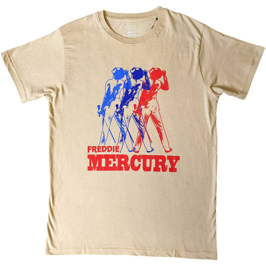 Freddie Mercury Unisex T-Shirt: Multicolour Photo  