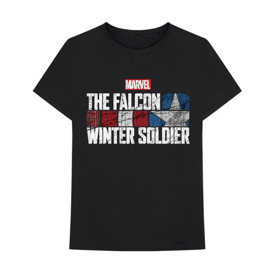 Marvel Comics Unisex T-Shirt: Falcon & Winter Soldier Text Logo