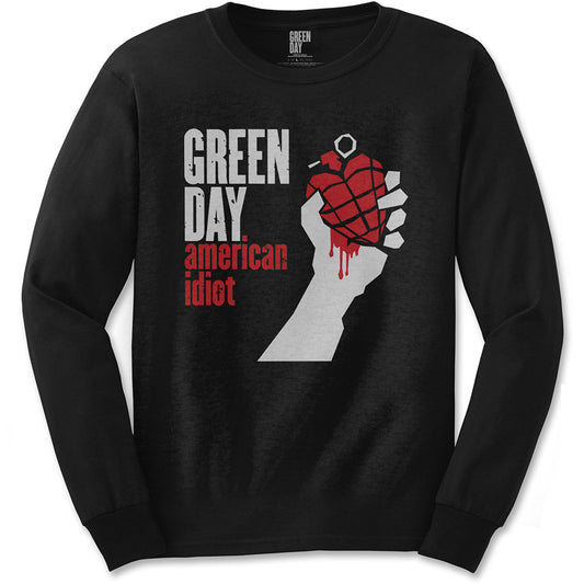 Green Day Unisex Long Sleeve T-Shirt: American Idiot