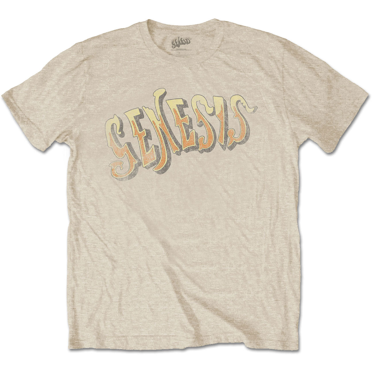 Genesis Unisex T-Shirt: Vintage Logo - Golden