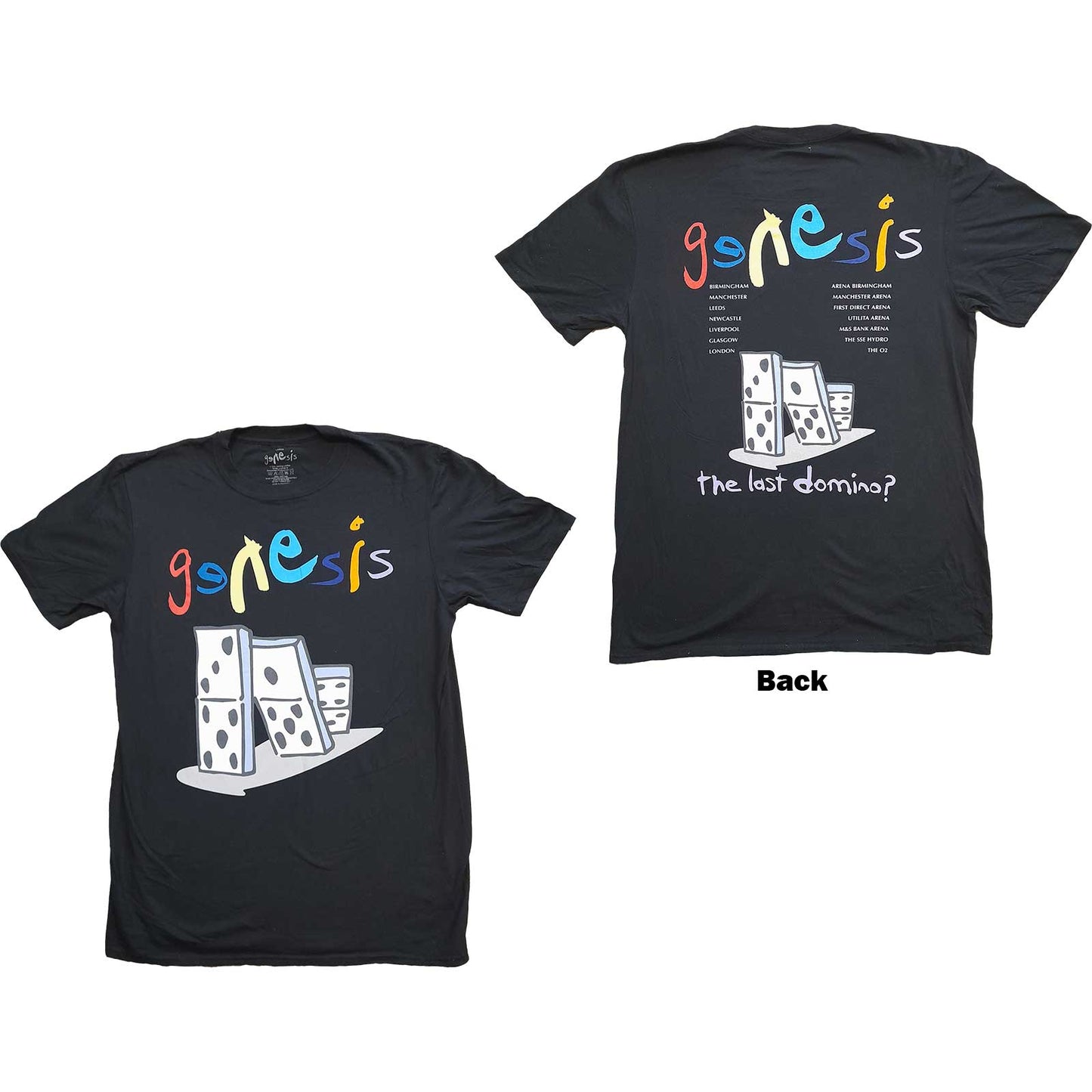 Genesis Unisex T-Shirt: Back Print (Back Print & Ex-Tour)