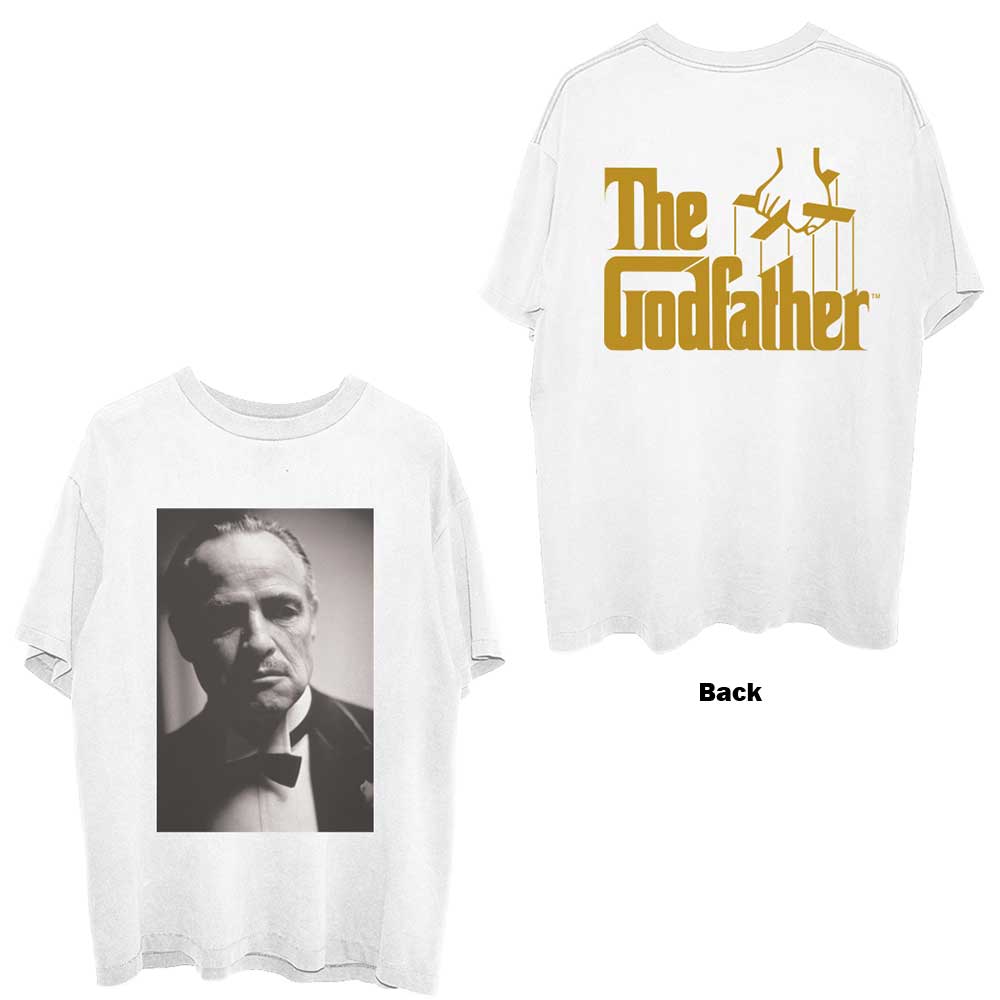 The Godfather Unisex T-Shirt: Brando B&W (Back Print) 