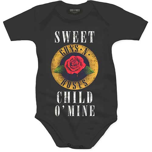 Guns N' Roses Kids Baby Grow: Child O' Mine Rose