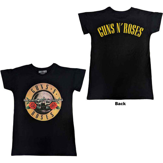 Guns N' Roses Ladies Nightdress: Classic Logo (Back Print)