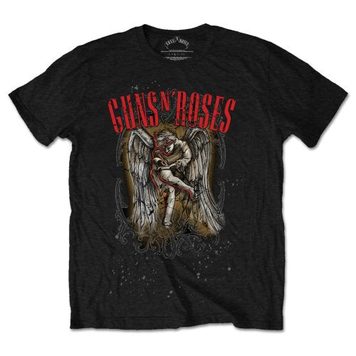 Guns N' Roses Unisex T-Shirt: Sketched Cherub